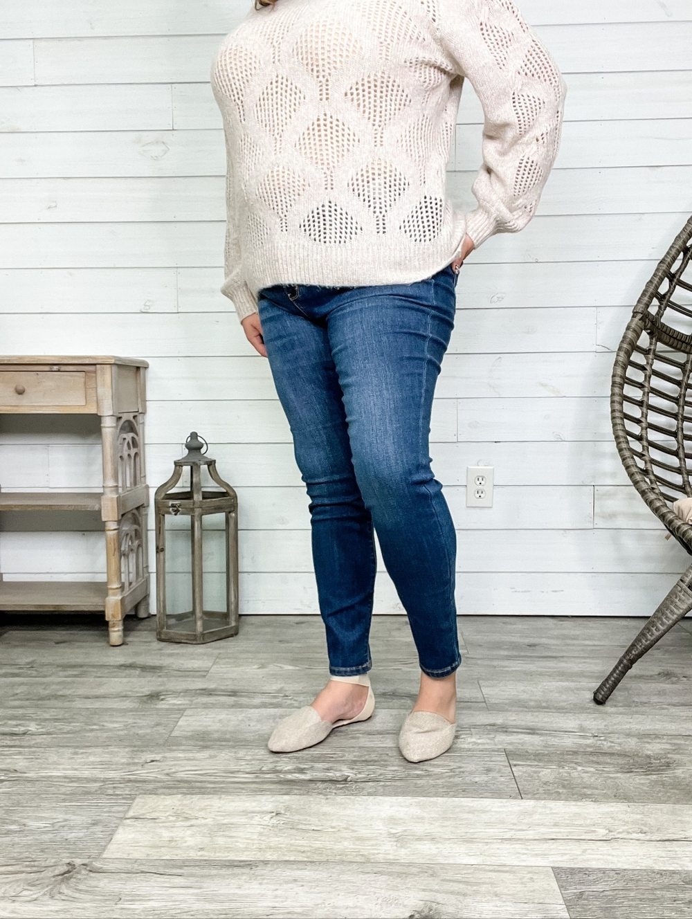 Judy Blue 16W Relaxed Fit Jean In Texts From Your Ex 16W JB82325DK-PL